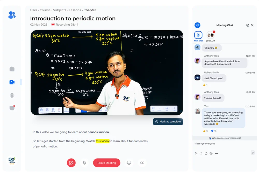 Edunex Nepal learning platform preview